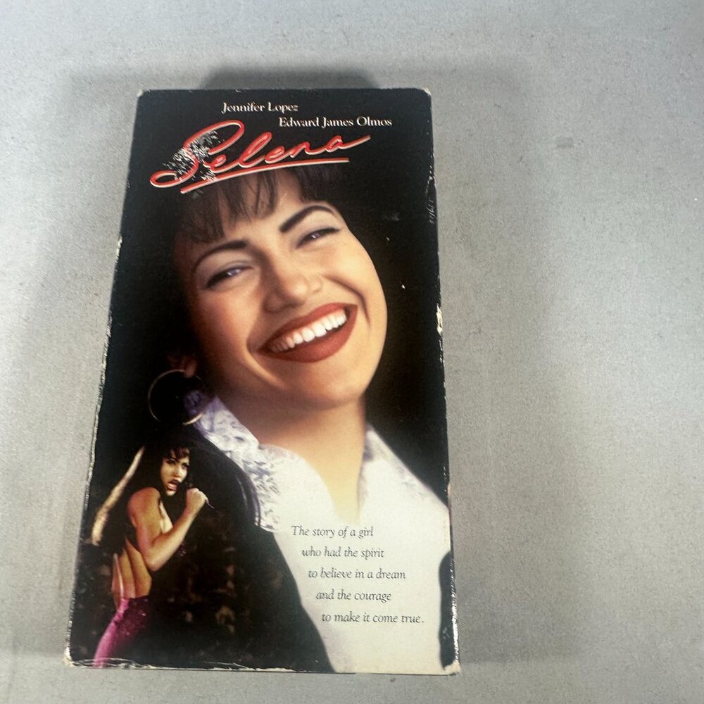 Selena VHS 1997 Biopic Jennifer Lopez Edward James Olmos